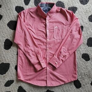 American Rag Men's Pink Button-Down Casual Shirt